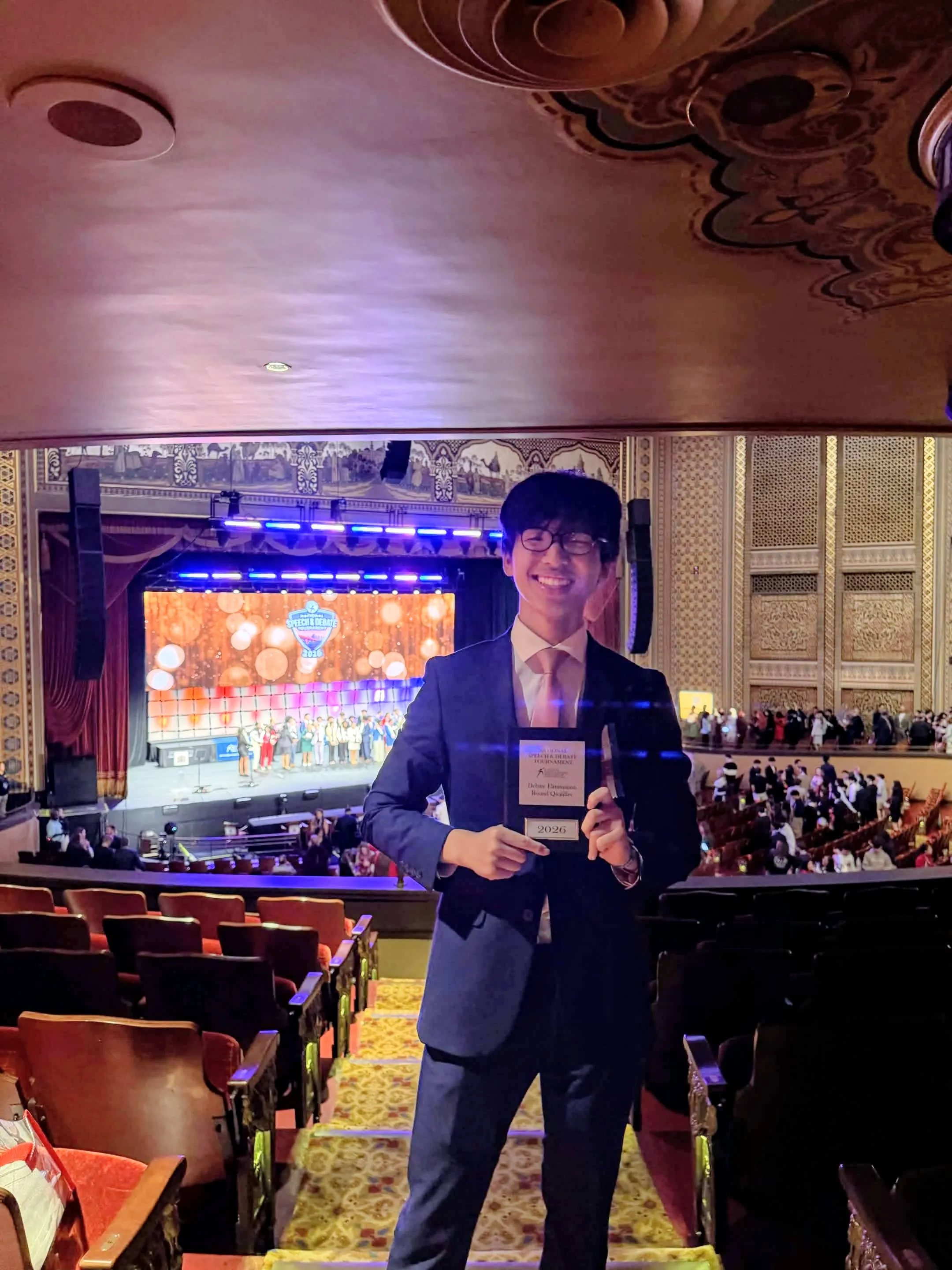 Ian at the 2026 NSDA National Speech and Debate Tournament